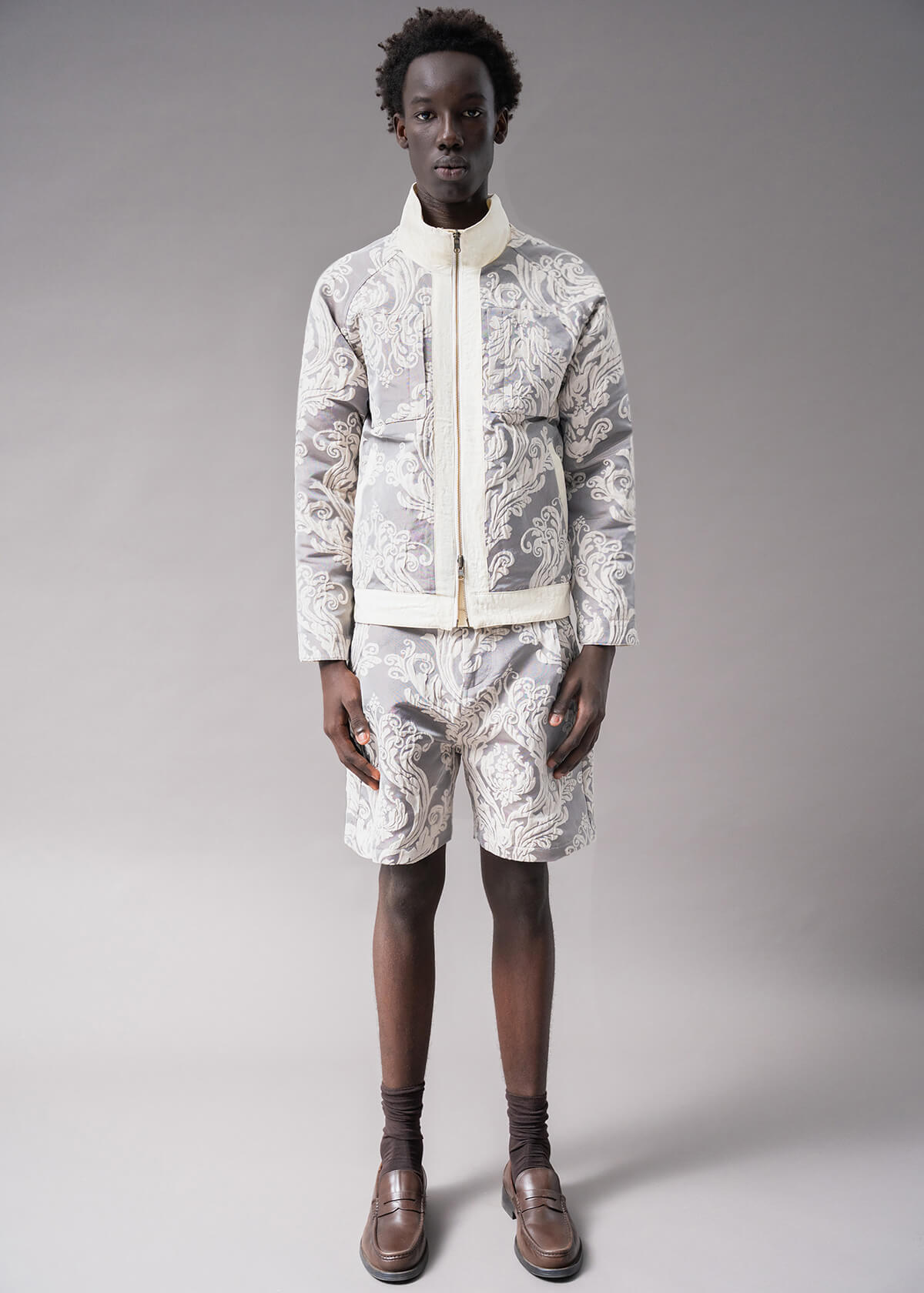 Reversible Hand Loom Jacquard Jkt