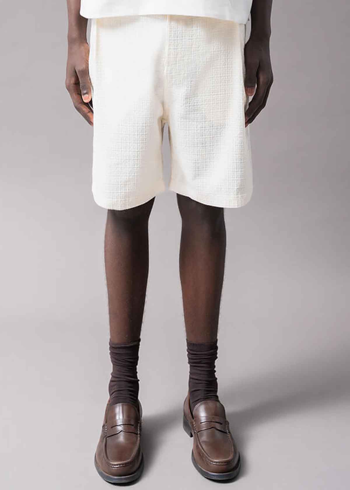 Off White Grid Short