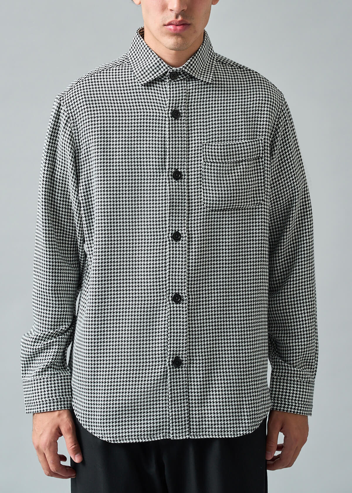 B&W Houndstooth Shirt