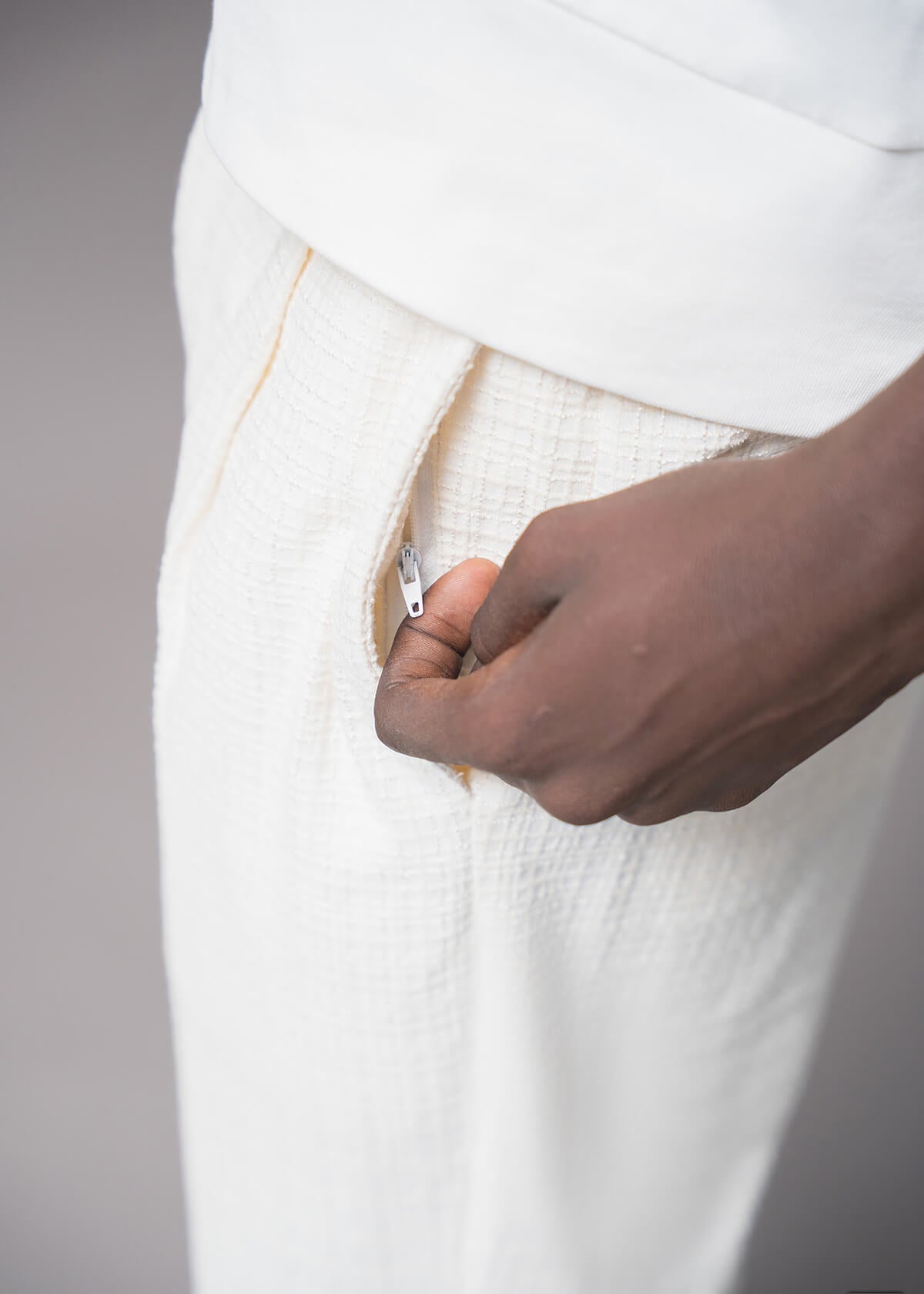 Off White Grid Pant: Boxer Fit