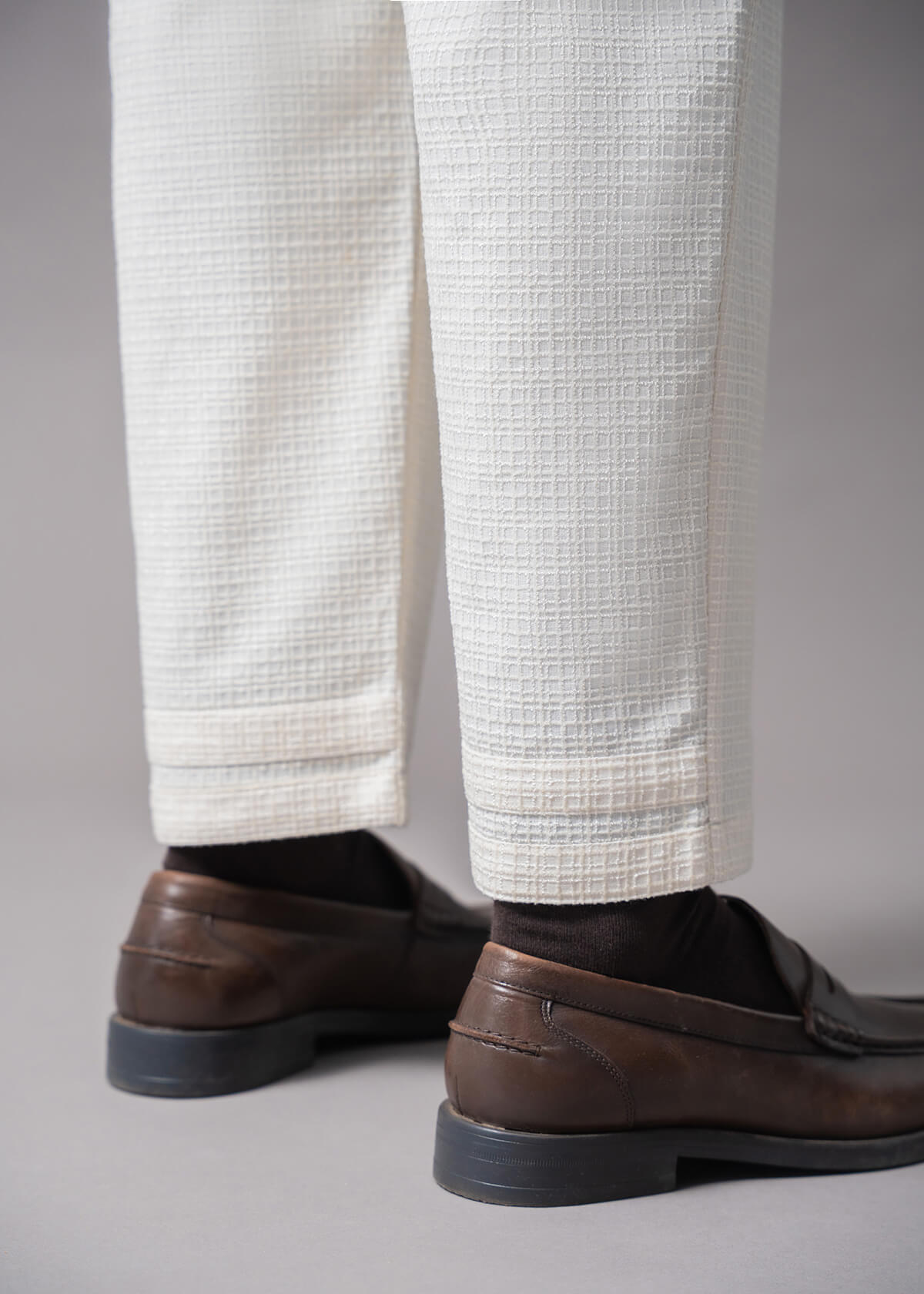 Off White Grid Pant: Boxer Fit