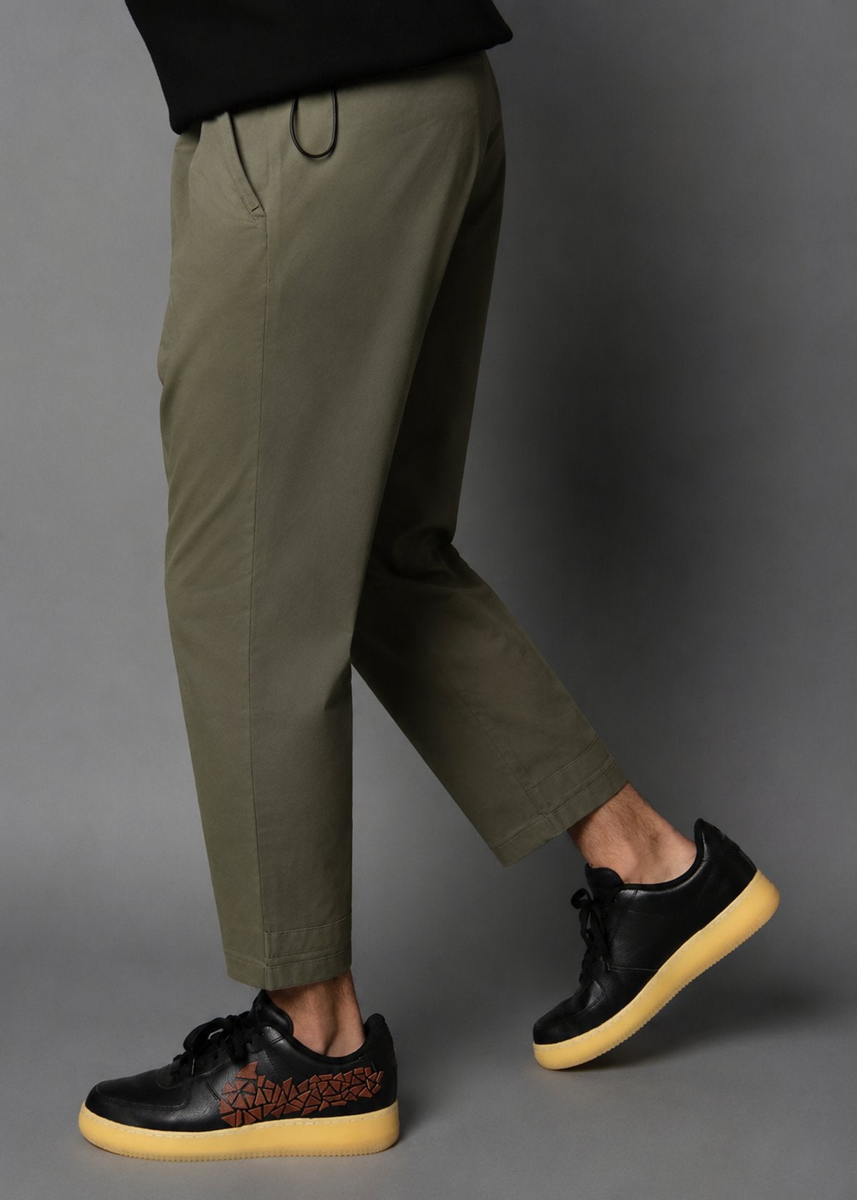 Olive Twill: Boxer Fit