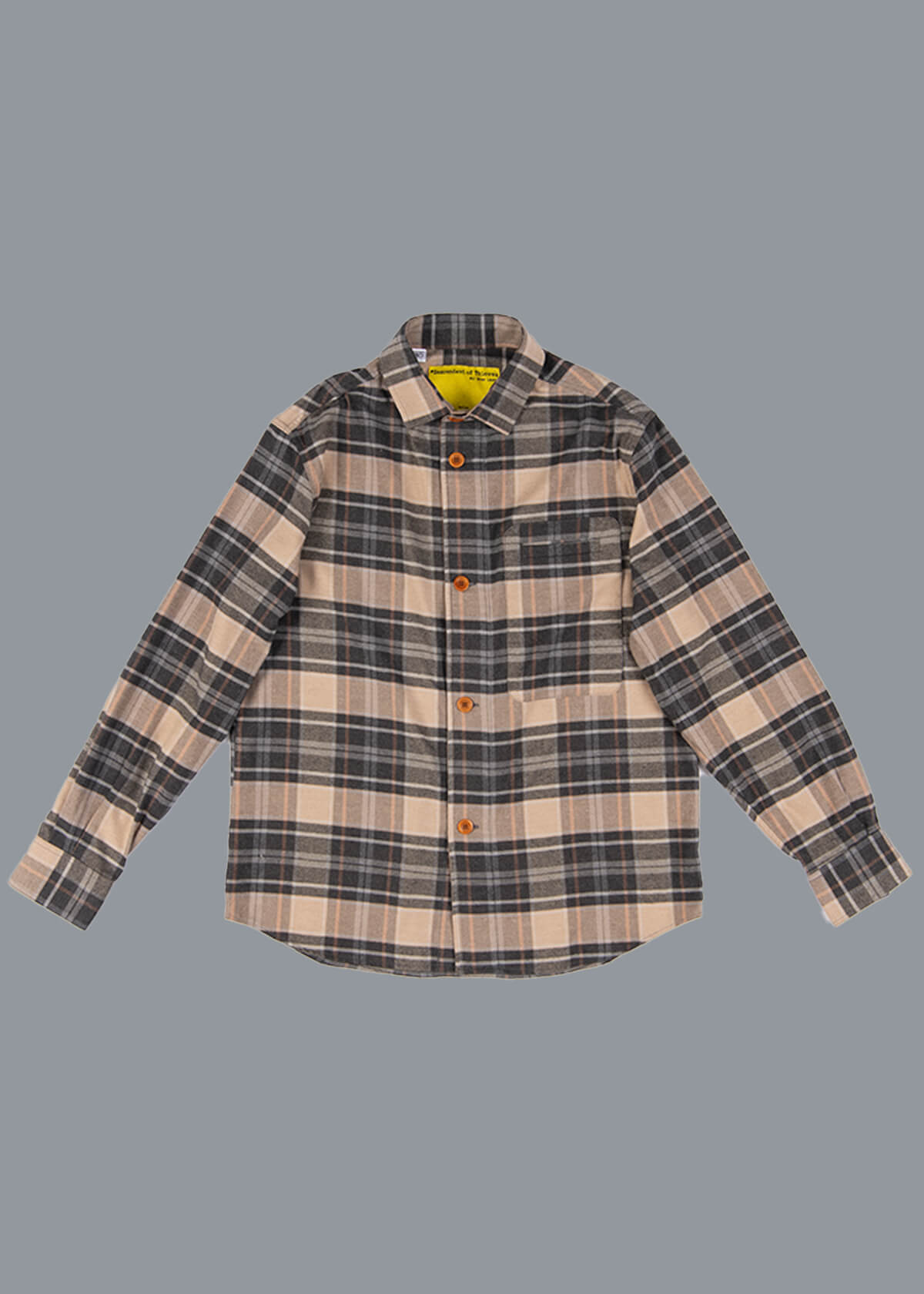 Camel Plaid Ultra Soft Rlx Fit