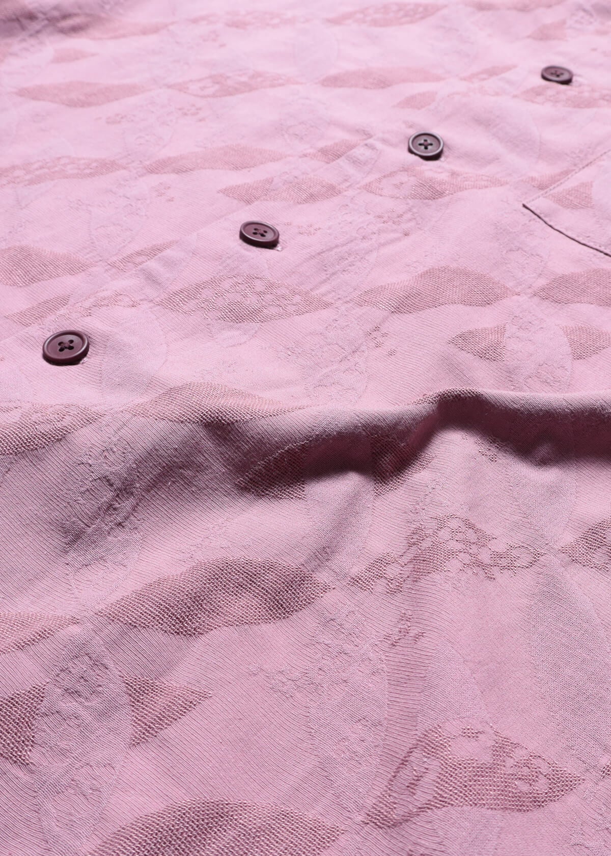 pink jacquard fabric mens shirt