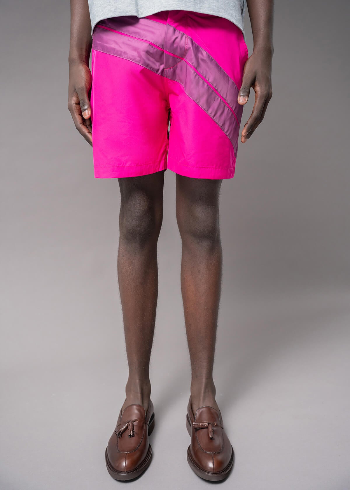Mulberry Cross Stripe Swim