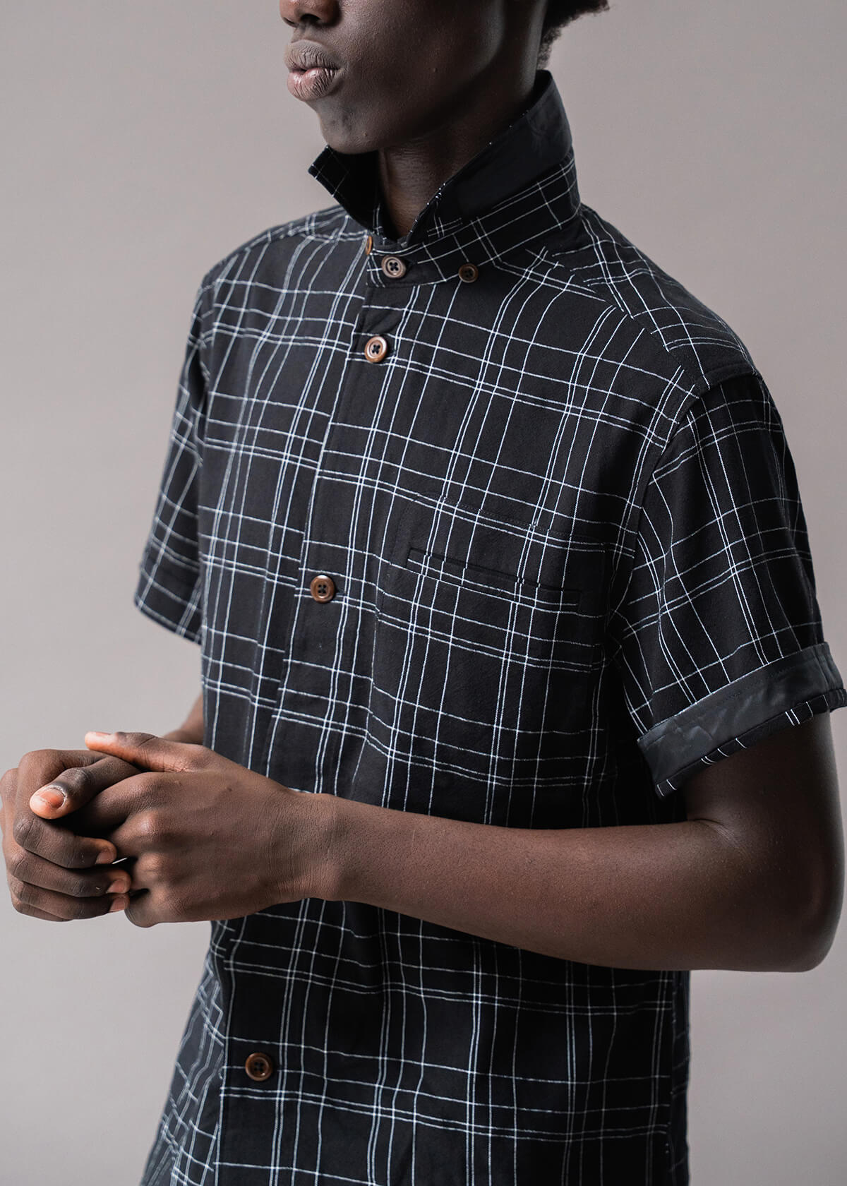 Tron 2-D Plaid Black