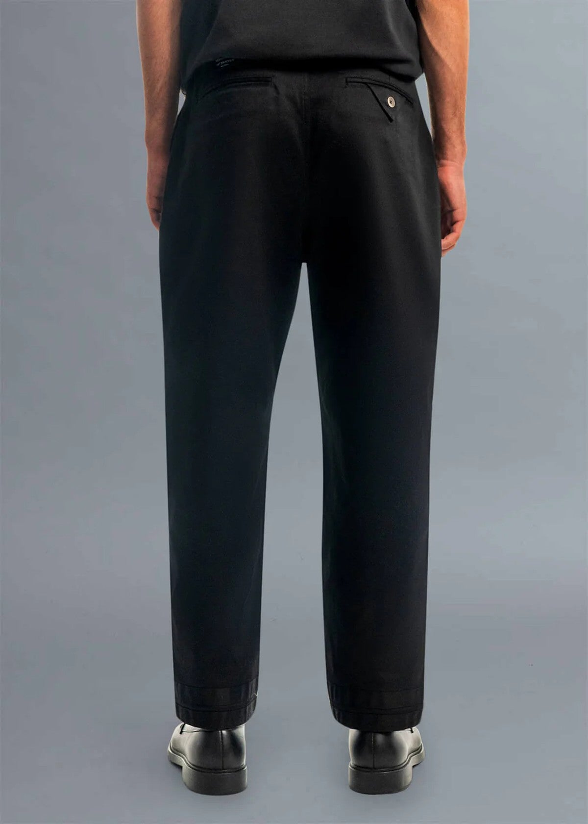 Black Twill: Boxer Fit