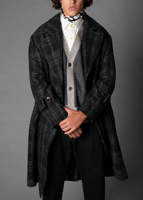 Officer's Topcoat Pld Black