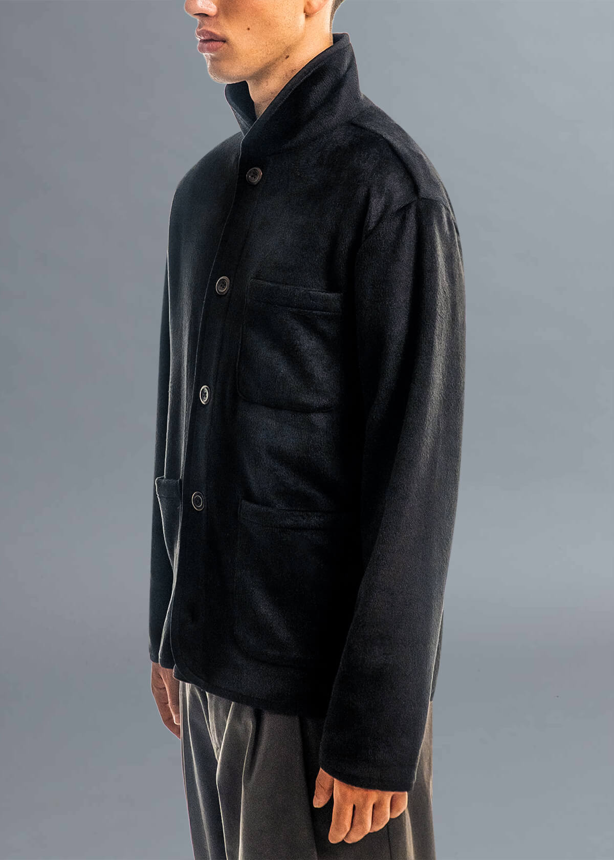 Absolutist Furious: Velvet-Hand Coat Front