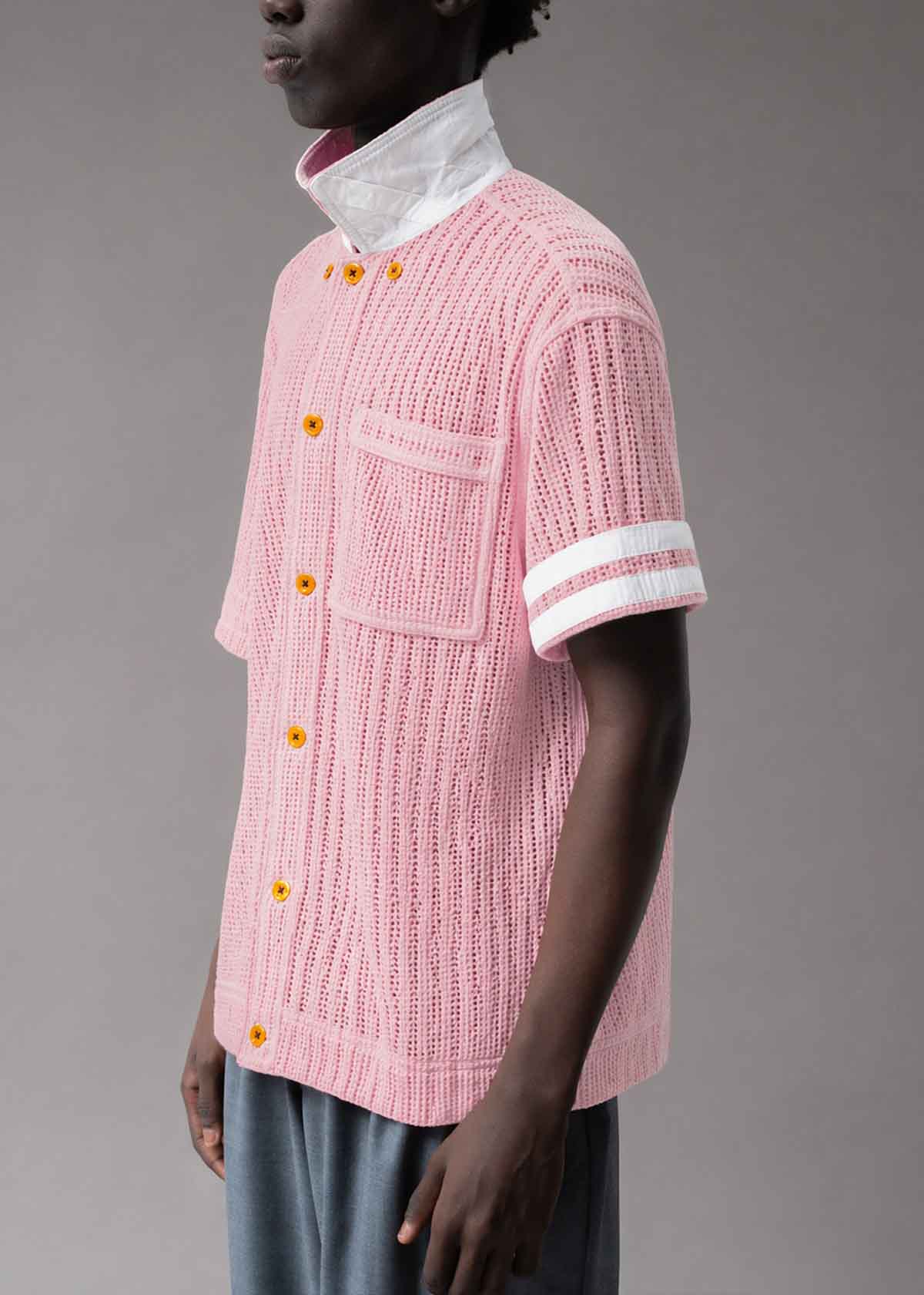 Dusty Pink Knit Shirt