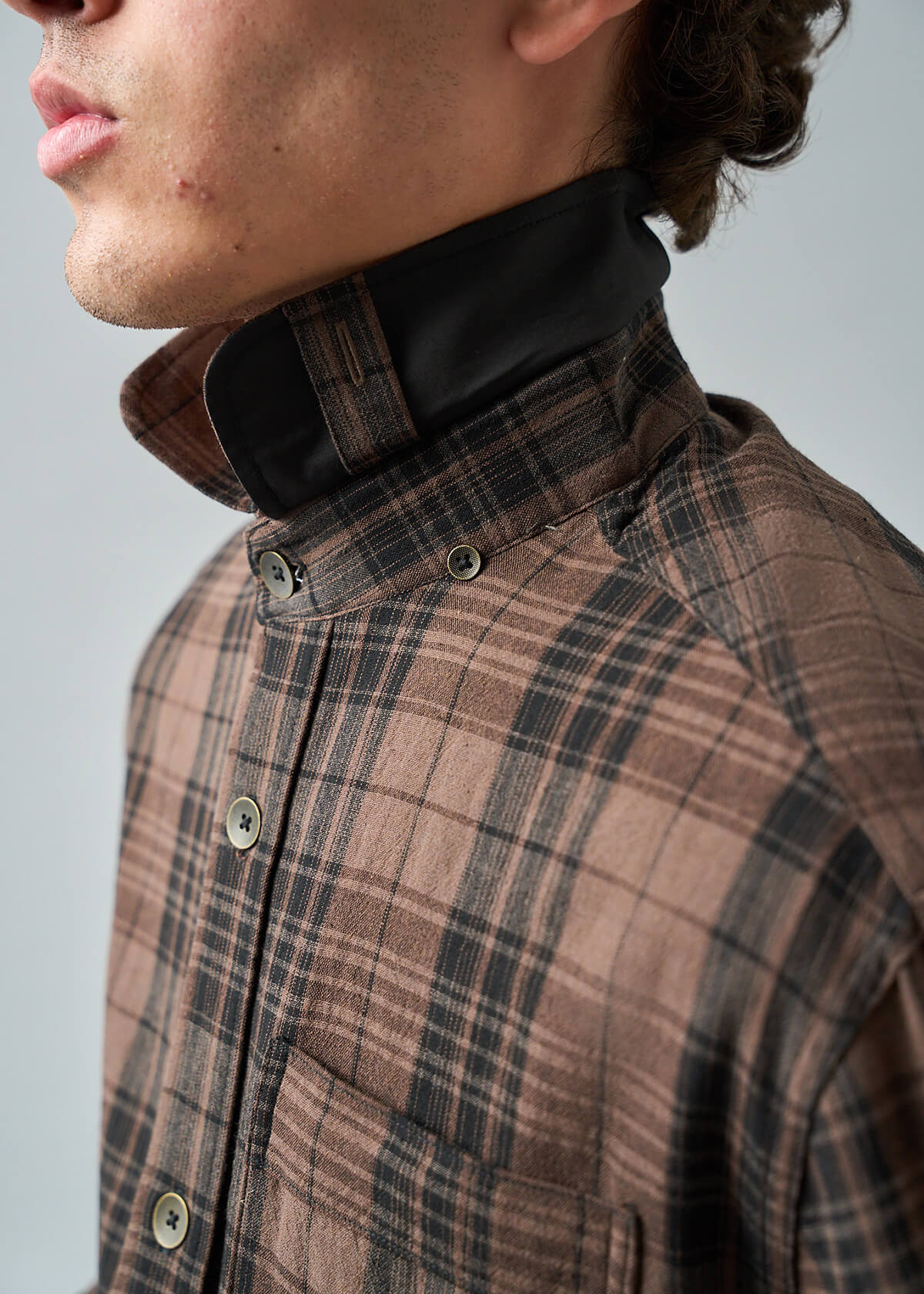 Black Kaffee Plaid Shirt