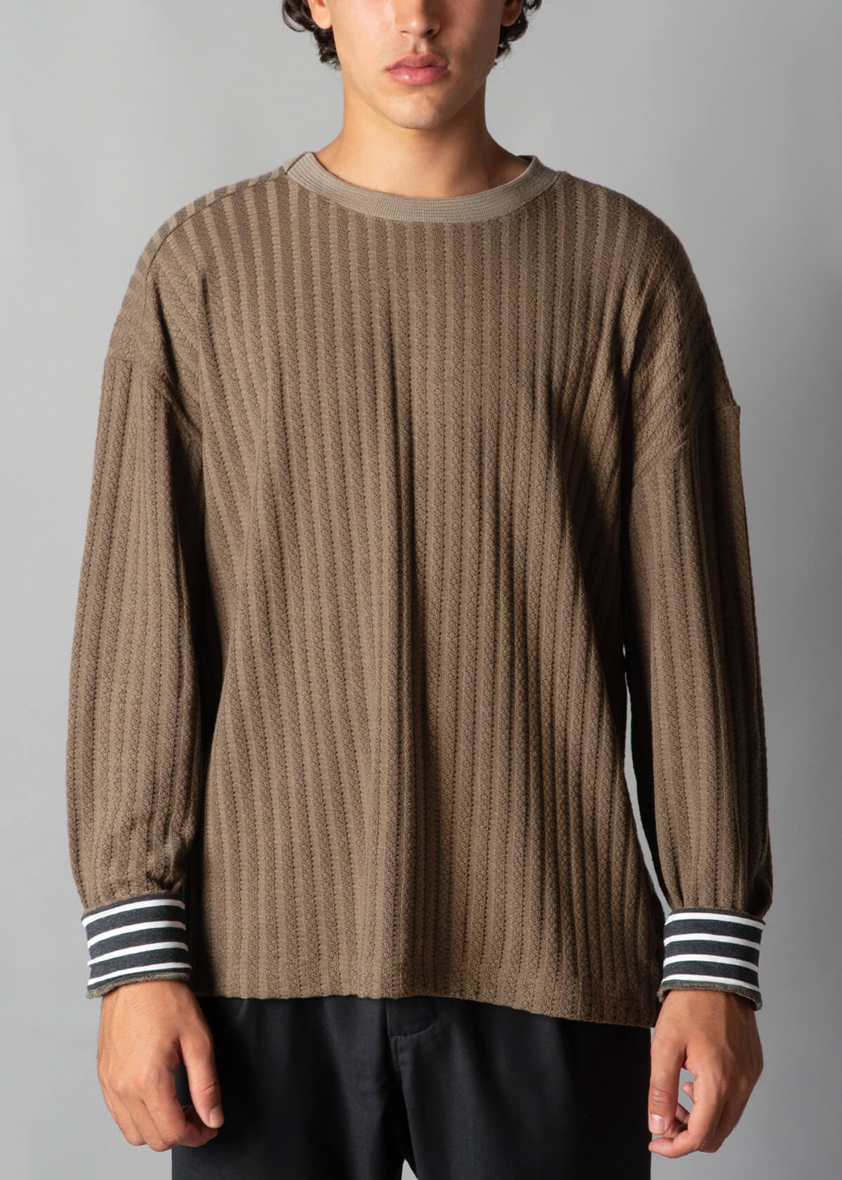 Private Cut Sweater Taupe