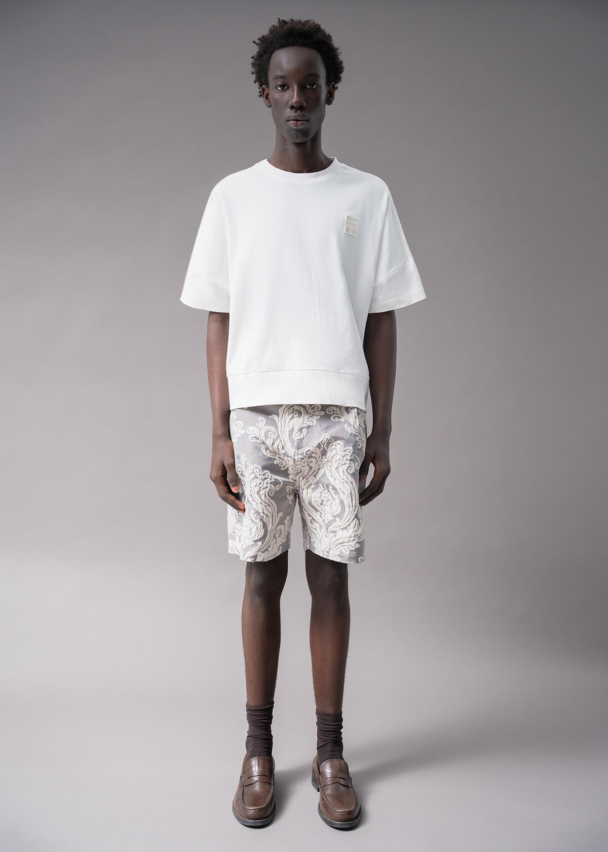 Hand Loom Jacquard Short
