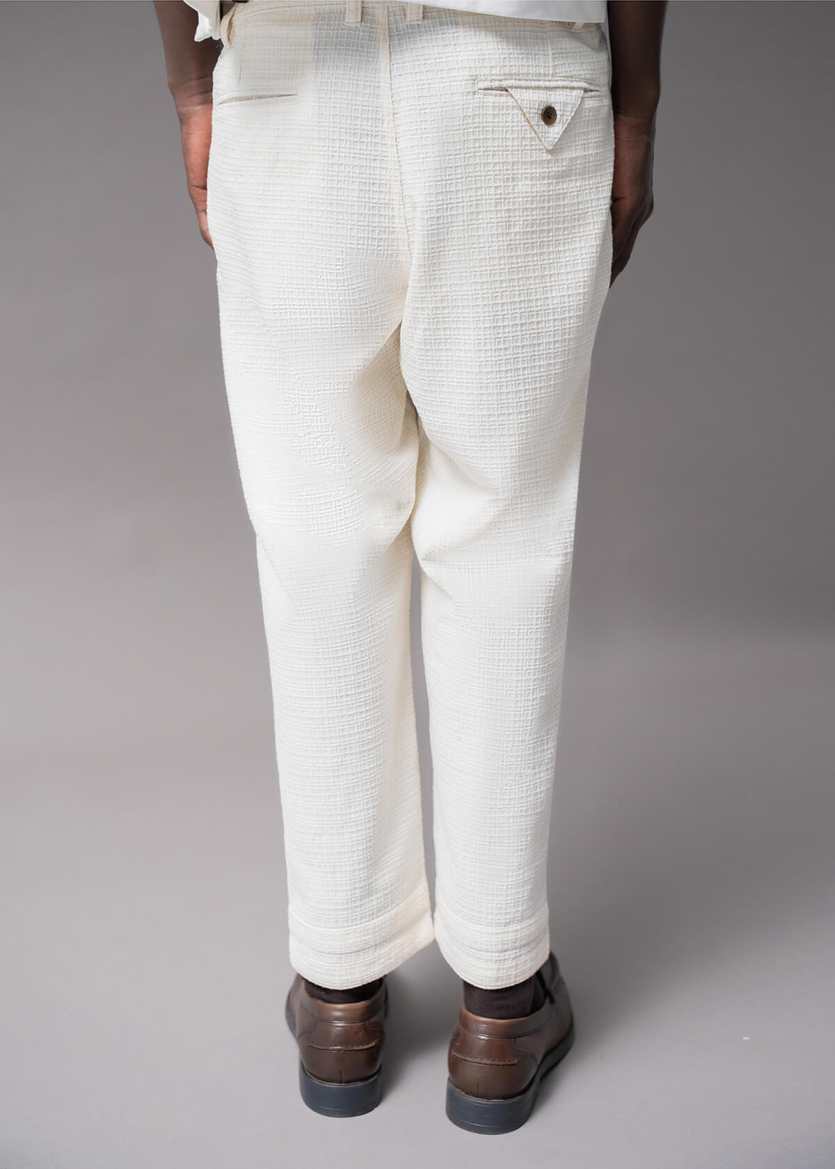 Off White Grid Pant: Boxer Fit