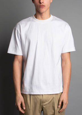 white 100% cotton men's tee