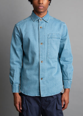 Awoll Selvedge Washed Denim Shirt Jkt