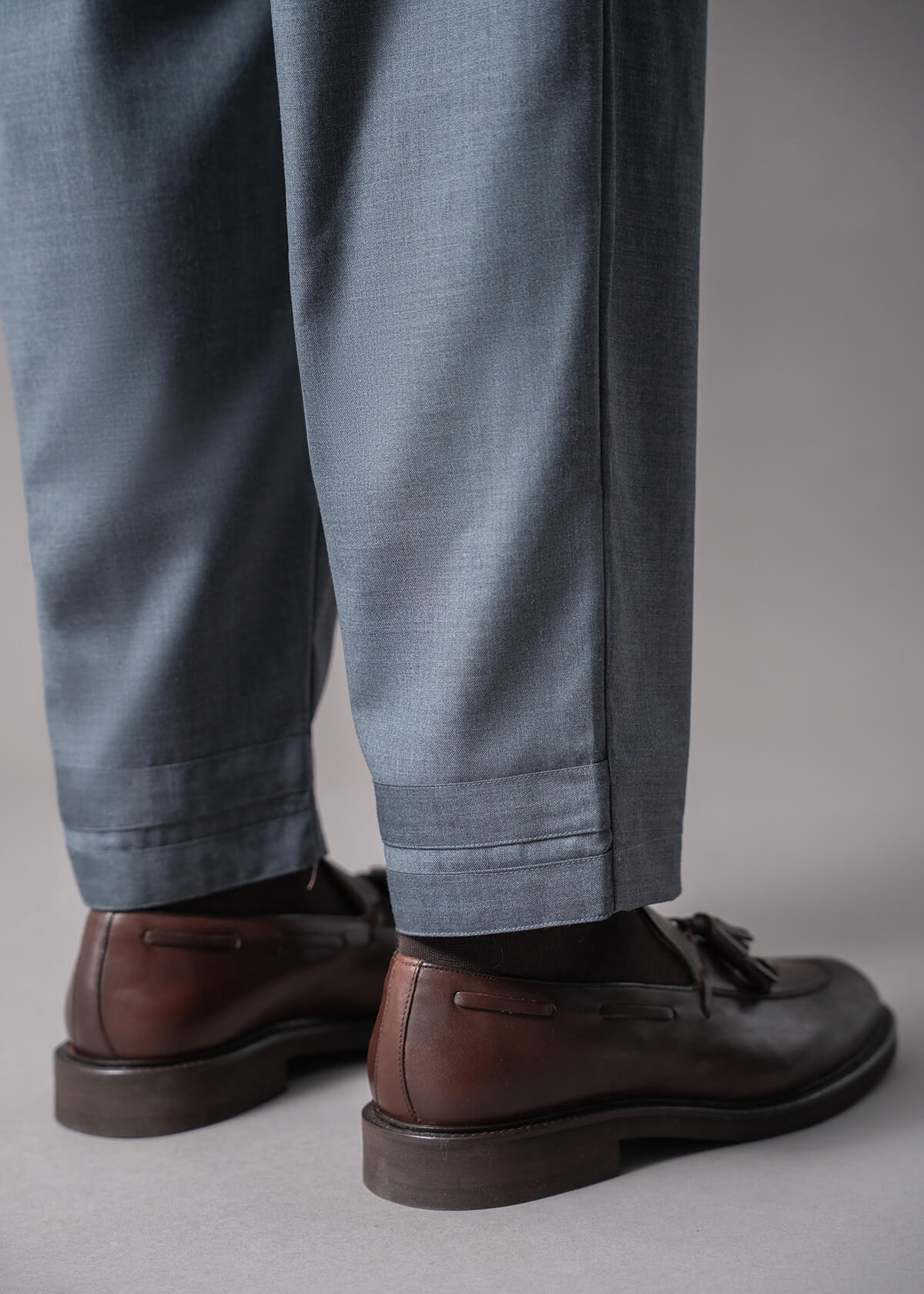 Descendant of Thieves NYC Wool Blend: Raven Fit Pants