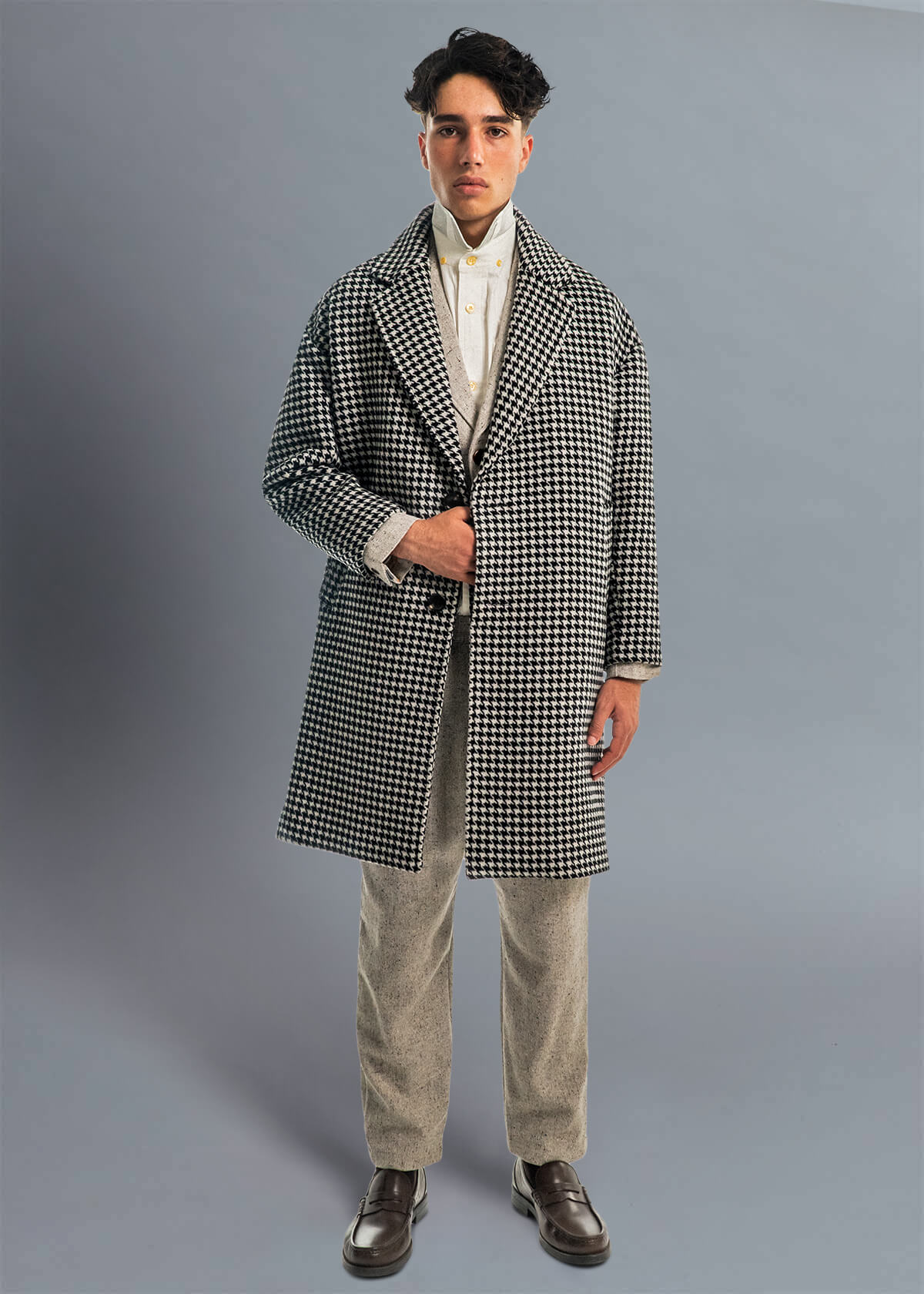 Descendant of Thieves  New York Small Batch Menswear Houndstooth Coat