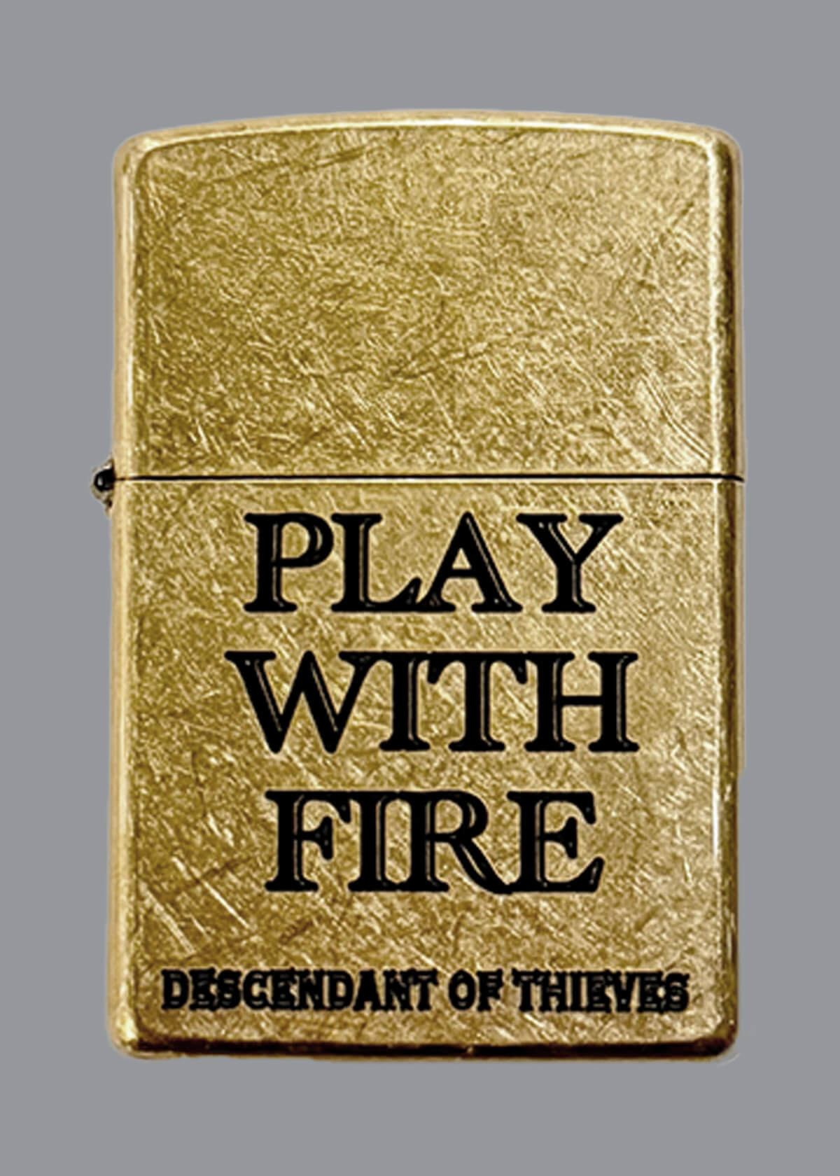 Play With Fire Brass Lighter