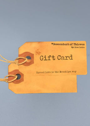 GIFT CARD - Descendant of Thieves